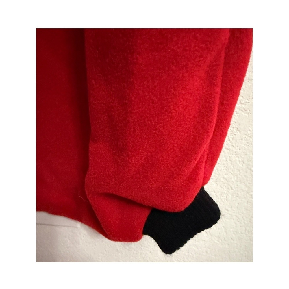 Vintage Trailridge Red Fleece PJ Sleep Sack Lounger Wearable Blanket One Size OS - Picture 4 of 6